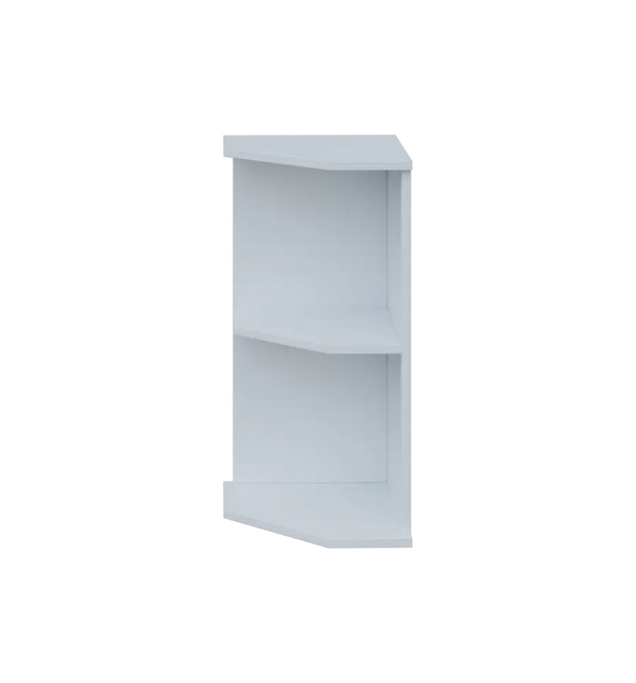 TZ 2 - 3 kancelářská skříň rohová, levá, 750x360x400, bílá